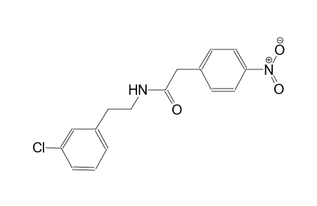 N-[2-(3-chlorophenyl)ethyl]-2-(4-nitrophenyl)acetamide