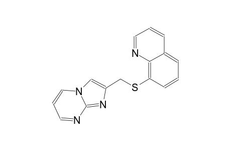 8-[(imidazo[1,2-a]pyrimidin-2-ylmethyl)sulfanyl]quinoline
