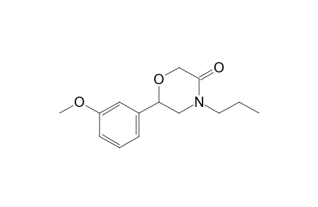 6-(3-Methoxyphenyl)-4-propyl-3-morpholinone
