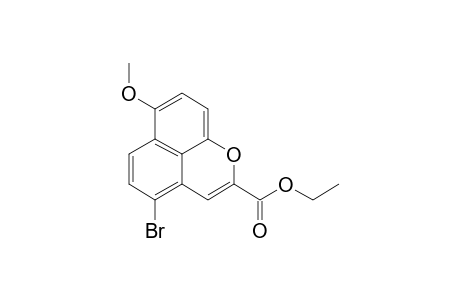 4-BrOMO-2-CARBETHOXY-7-METHOXYNAPHTHO-[1,8-BC]-PYRAN