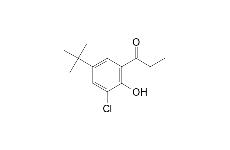 5'-tert-butyl-3'-chloro-2'-hydroxypropiophenone