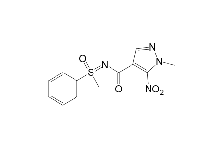 S-methyl-N-[(1-methyl-5-nitropyrazol-4-yl)carbonyl]-S-phenylsulfoximine