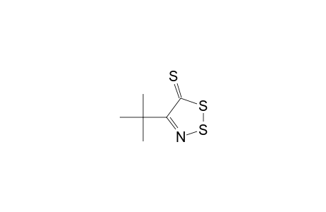 5H-1,2,3-Dithiazole-5-thione, 4-(1,1-dimethylethyl)-