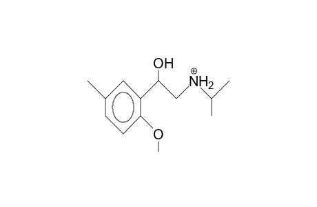 1-(2-Methoxy-5-methyl-phenyl)-2-isopropylamino-ethanol cation