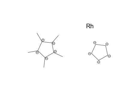 Rhodium, .pi.-cyclopentadienyl(1,2,3,4,5-pentamethyl-1,3-cyclopentadiene)-, exo-