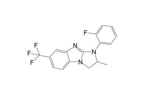 2-Methyl-1-(2-fluorophenyl)-7-trifluoromethyl-2,3-dihydro-1H-imidazo[1,2-a]benzimidazole