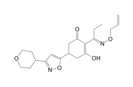 2-Cyclohexen-1-one, 3-hydroxy-2-[1-[(2-propenyloxy)imino]propyl]-5-[3-(tetrahydro-2H-pyran-4-yl)-5-isoxazolyl]-