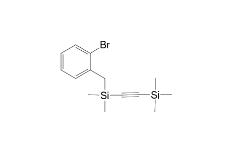 1-Bromo-2-[(dimethyl-trimethylsilanylethynyl-silanyl)-methyl]-benzene
