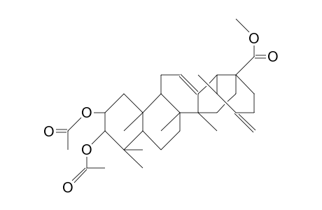 Methyl-2.alpha.,3.alpha.-diacetoxy-ursa-12,20(30)-diene-28-oate