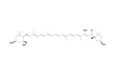 (2Z,4E,6E,8E,10E,12E,14E,16E)-19-[(2R,4S)-2,4-dihydroxy-2,6,6-trimethyl-cyclohexylidene]-3-hydroxy-1-[(1S,4R)-4-hydroxy-1,2,2-trimethyl-cyclopentyl]-4,8,13,17-tetramethyl-nonadeca-2,4,6,8,10,12,14,16,18-nonaen-1-one