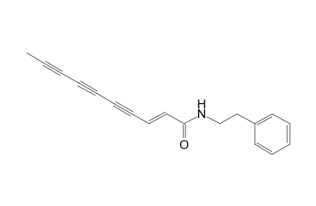 Dec-2-en-4,6,8-triynoic Acid - 2'-Phenylethyl Amide