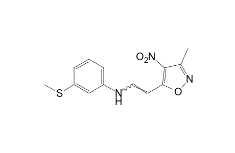 3-methyl-5-{2-[m-(methylthio)anilino]vinyl}-4-nitroisoxazole