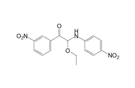 2-ethoxy-3'-nitro-2-(p-nitroanilino)acetophenone