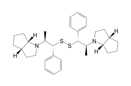 Bis[(1R,2S,1'S,5'S)-(-)-2-(2'-azabicyclo[3.3.0]octan-2'-yl)-1-phenylpropyl] disulfide