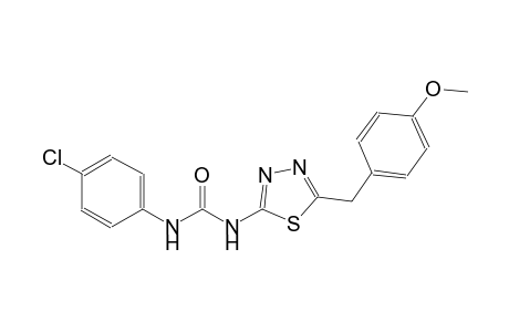 N-(4-chlorophenyl)-N'-[5-(4-methoxybenzyl)-1,3,4-thiadiazol-2-yl]urea