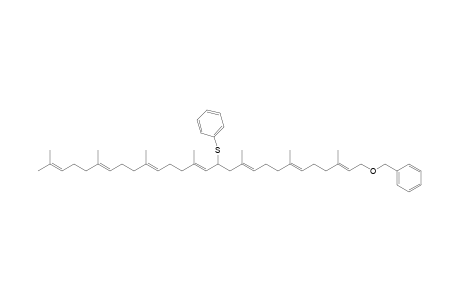 (all-E)-1-Benzyloxy-3,7,11,15,19,23,27-heptamethyl-13-phenylsulfanyloctacosa-2,6,10,14,18,22,26-heptaene