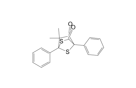 2,7-Dithiabicyclo[2.2.1]heptane-3,5-dione, 6,6-dimethyl-1,4-diphenyl-
