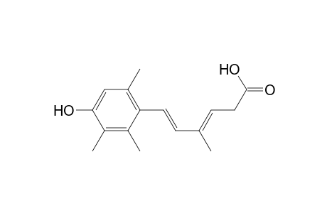 3,5-Hexadienoic acid, 6-(4-hydroxy-2,3,6-trimethylphenyl)-4-methyl-, (E,E)-