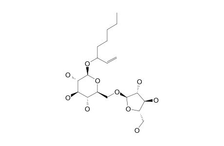 OCT-1-EN-3-YL-ALPHA-ARABINOFURANOSYL-(1->6)-BETA-GLUCOPYRANOSIDE