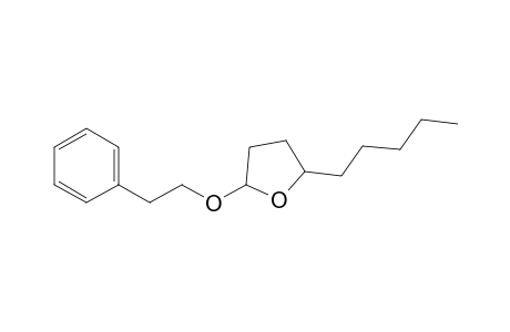 2-Phenylethoxy-5-pentyltetrahydrofuran