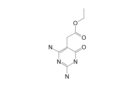 2,6-DIAMINO-5-ETHOXYCARBONYLMETHYLPYRIMIDIN-4-(3-H)-ONE