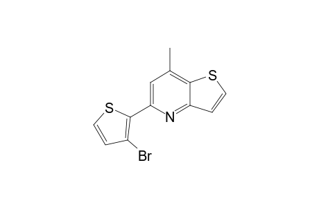 5-(3-Bromo-thiophen-2-yl)-7-methyl-thieno[3,2-b]-pyridine