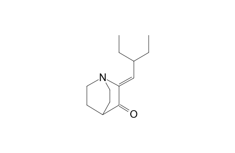 2-(2-Ethylbutylidene)-1-azabicyclo[2.2.2]octane-3-one