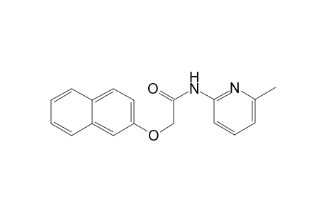 acetamide, N-(6-methyl-2-pyridinyl)-2-(2-naphthalenyloxy)-