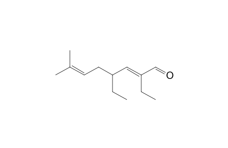 (E)-2,4-Diethyl-7-methylocta-2,6-dienal
