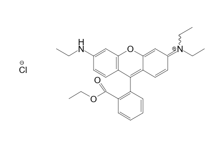 N-[9-[2-(Ethoxycarbonyl)phenyl]-6-(ethylamino)-3H-xanthen-3-ylidene]-N-ethylethanaminium chloride