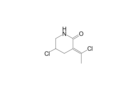 .alpha.-(Z)-(1'-Chloroethylidene)-.gamma.-chloro-deata.-valerolactam