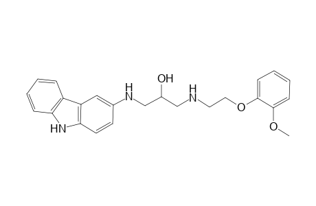 1-[(9H-Carbazol-3-yl)amino]-3-{[2-(2-methoxyphenoxy)ethyl]amino}-2-propanol