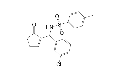 (N)-N-[(3-Chlorophenyl)-5-oxocyclopent-1-enyl)methyl]-4-methylbenzenesulfonamide