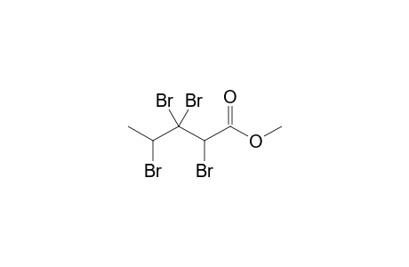Methyl 2,3,3,4-tetrabromopentanoate