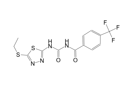 urea, N-[5-(ethylthio)-1,3,4-thiadiazol-2-yl]-N'-[4-(trifluoromethyl)benzoyl]-