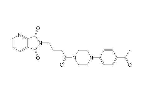 5H-pyrrolo[3,4-b]pyridine-5,7(6H)-dione, 6-[4-[4-(4-acetylphenyl)-1-piperazinyl]-4-oxobutyl]-