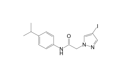 1H-Pyrazole-1-acetamide, 4-iodo-N-[4-(1-methylethyl)phenyl]-