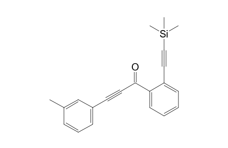 3-m-Tolyl-1-{2-[(trimethylsilyl)ethynyl]phenyl}prop-2-yn-1-one