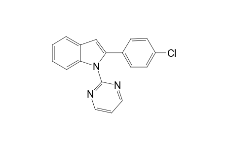2-(4-Chlorophenyl)-1-(pyrimidin-2-yl)-1H-indole