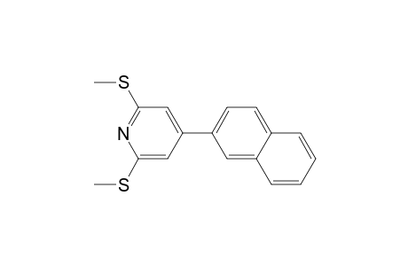 Pyridine, 2,6-bis(methylthio)-4-(2-naphthalenyl)-
