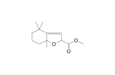 Methyl 4,4,7a-trimethyl-2,4,5,6,7,7a-hexahydro-1-benzofuran-2-carboxylate
