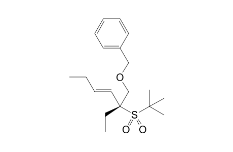 (R,E)-(((2-(tert-Butylsulfonyl)-2-ethylhex-3-en-1-yl)oxy)-methyl)benzene