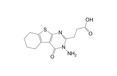 2-Amino-6,7,8,9-tetrahydro-1(2H)-oxobenzo[4,5]thieno[3,2-d]pyrimidine-3-propionic acid