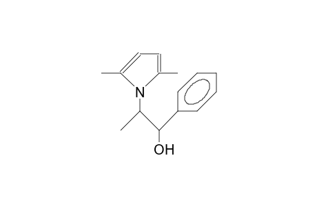 erythro-2-(2,5-Dimethyl-pyrrol-1-yl)-1-phenyl-propan-1-ol