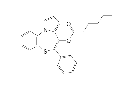 5-Phenylpyrrolo[2,1-d][1,5]-benzothiazepin-4-ol hexanoate