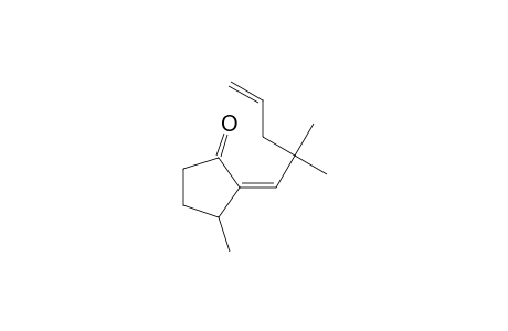 2-(2,2-Dimethylpent-4-en-1-ylidene)-3-methylcyclopentanone