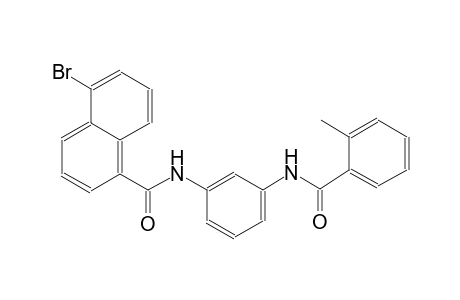 5-bromo-N-{3-[(2-methylbenzoyl)amino]phenyl}-1-naphthamide