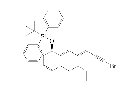 [(1R,2E,4E)-7-bromo-1-[(Z)-oct-2-enyl]hepta-2,4-dien-6-ynoxy]-tert-butyl-diphenyl-silane