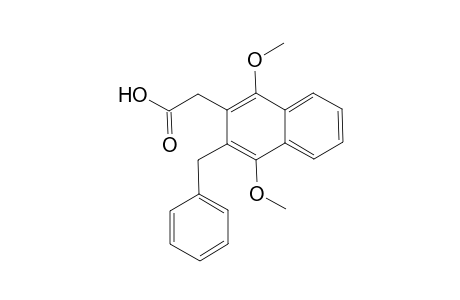 2-Benzyl-1,4-dimethoxynaphthalene-2-acetic acid