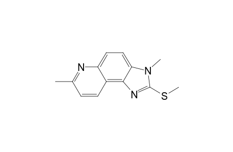 3,7-Dimethyl-2-(methylthio)imidazo[4,5-f]quinoline